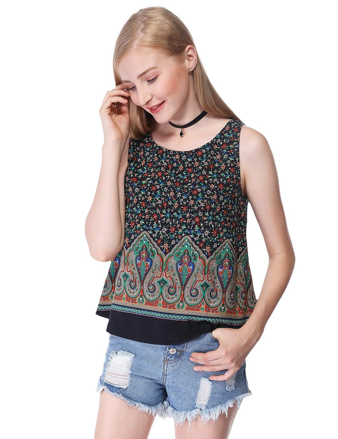 Color=Navy Blue | Alisapan Women'S Simple Fashion Round Neck Casual Top-Navy Blue 4 Color=Navy Blue | Alisapan Women'S Simple Fashion Round Neck Casual Top-Navy Blue 4