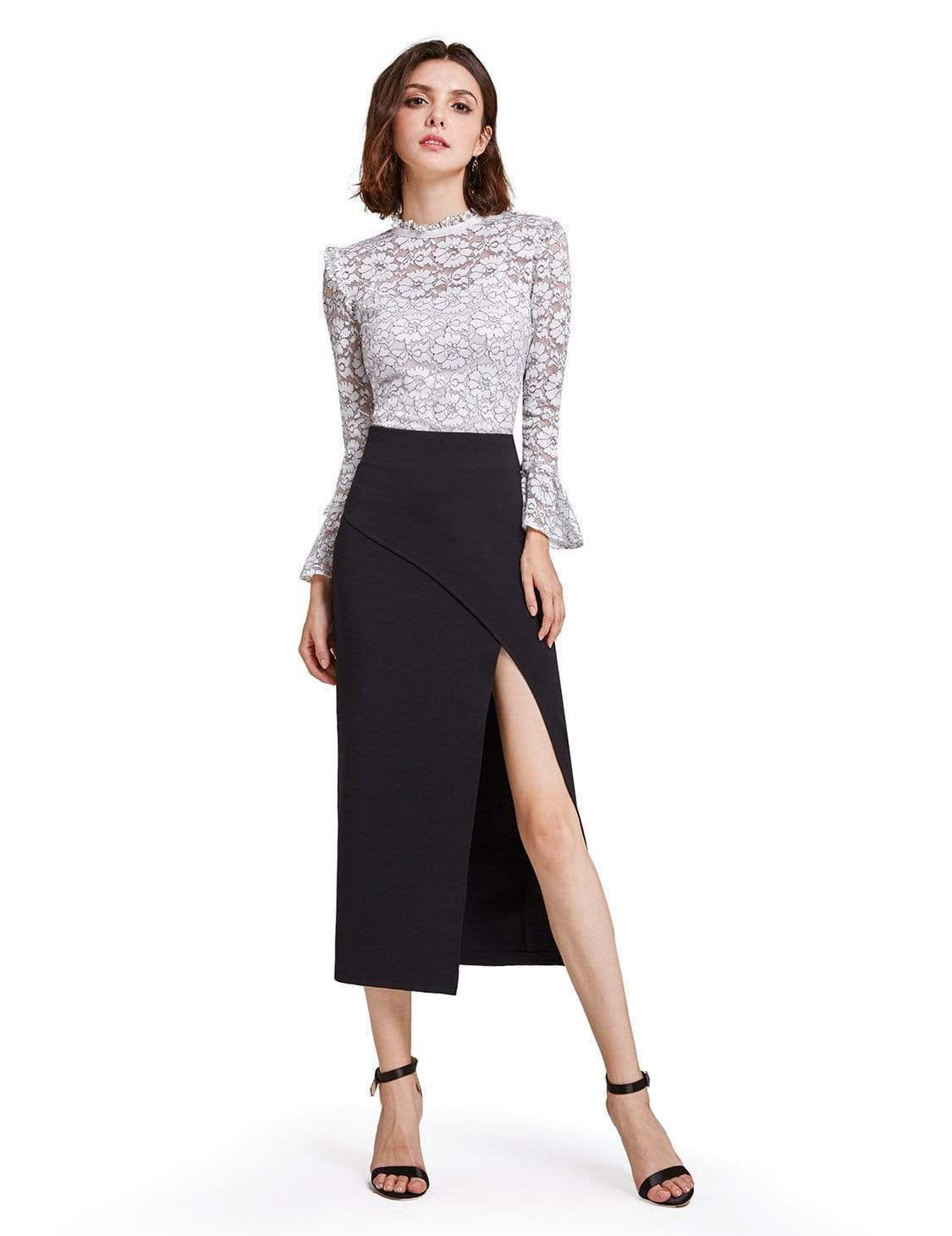 Color=White | Alisa Pan Long Sleeve Lace Top-White 3 Color=White | Alisa Pan Long Sleeve Lace Top-White 3
