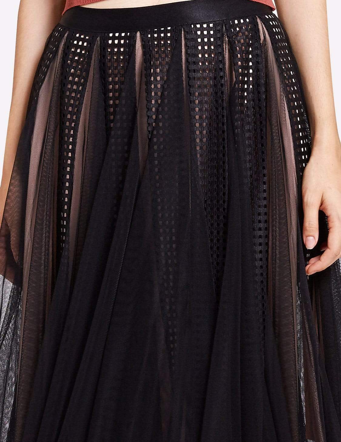 Color=Black | Alisa Pan High Waisted Midi Skirt-Black 5 Color=Black | Alisa Pan High Waisted Midi Skirt-Black 5