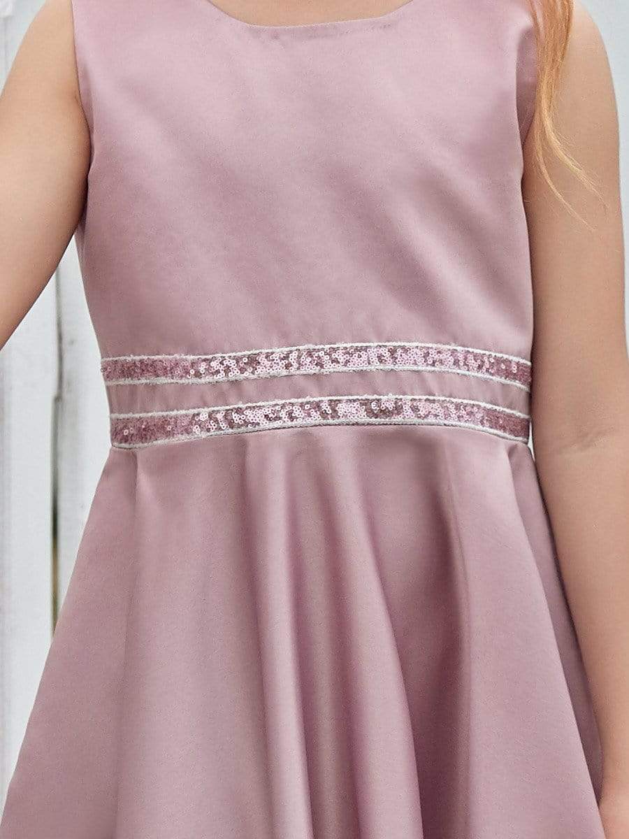 Color=Purple Orchid | Simple Flower Girl Dresses For Wedding With Round Neck-Purple Orchid 5 Color=Purple Orchid | Simple Flower Girl Dresses For Wedding With Round Neck-Purple Orchid 5