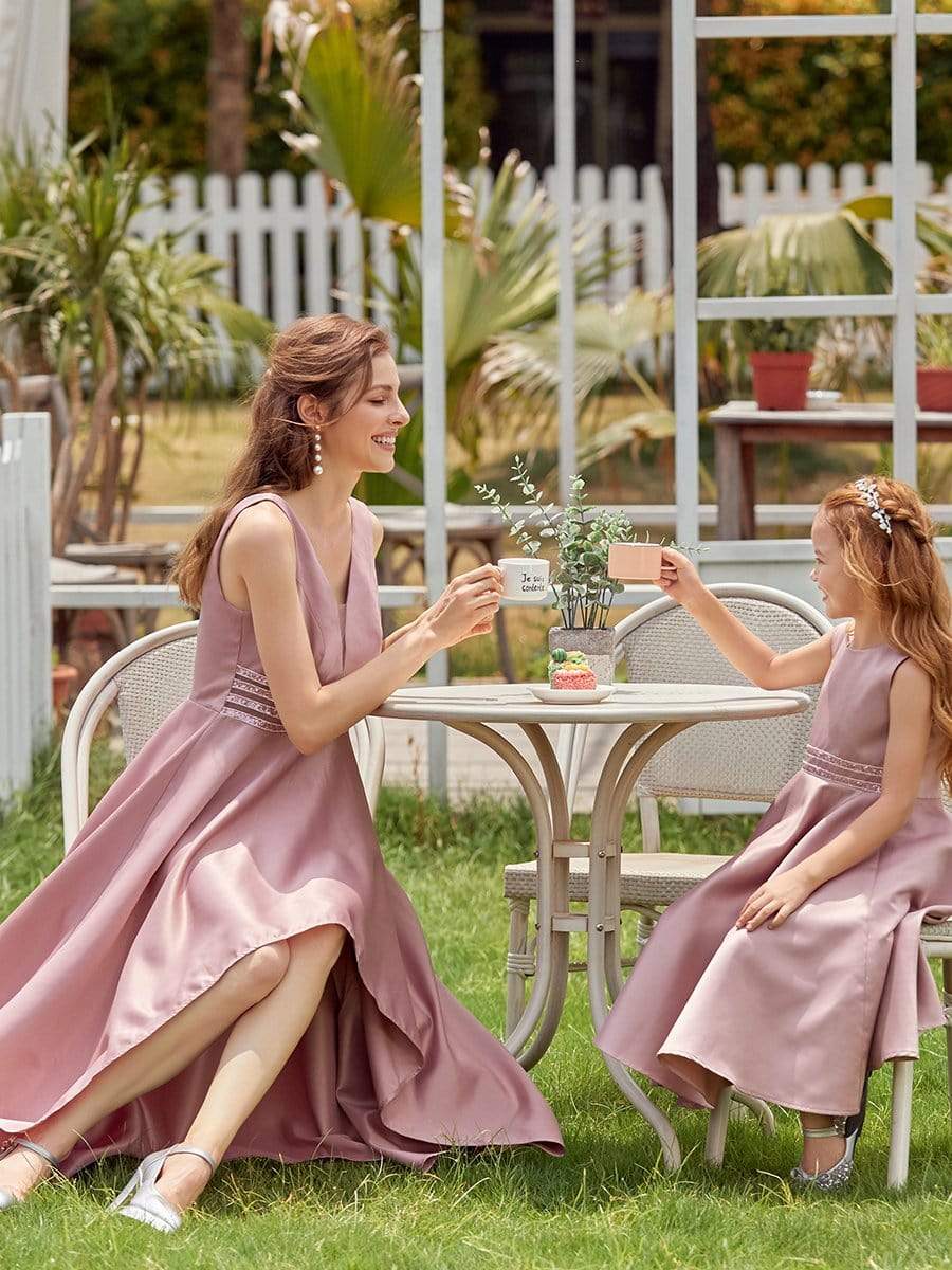 Color=Purple Orchid | Simple Flower Girl Dresses For Wedding With Round Neck-Purple Orchid 9 Color=Purple Orchid | Simple Flower Girl Dresses For Wedding With Round Neck-Purple Orchid 9