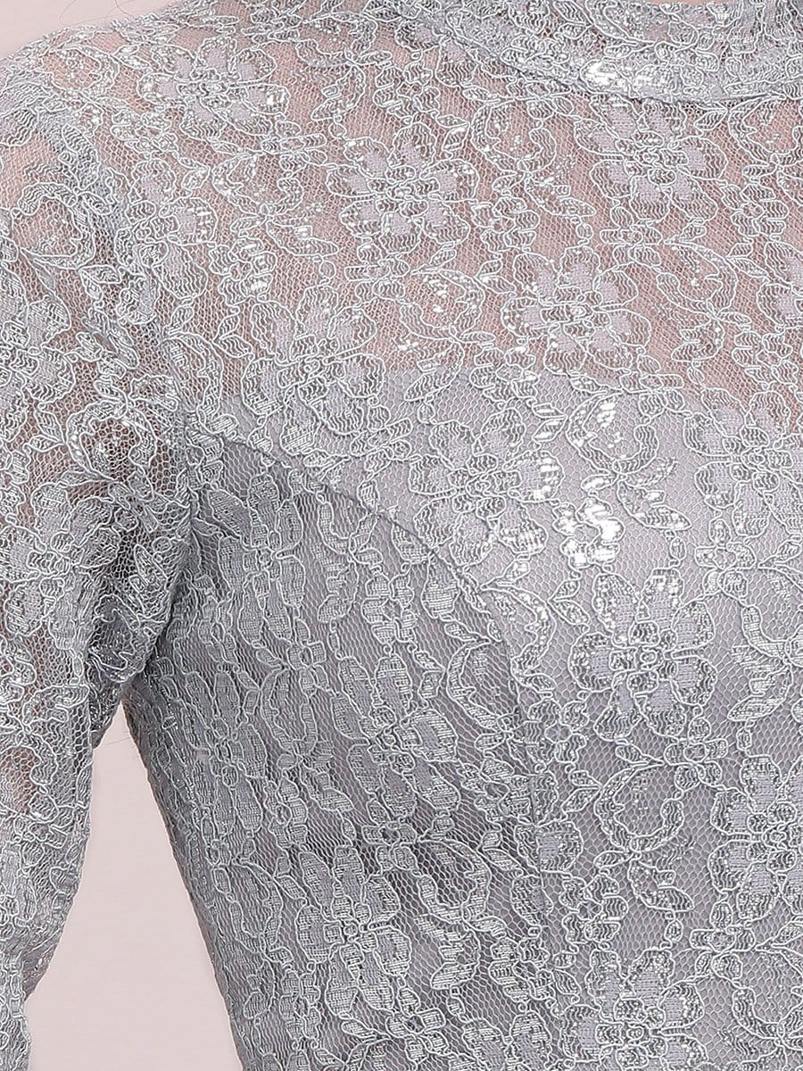 Color=Grey | Women'S Fashion A-Line Chiffon Evening Dress With Sequin-Grey 6 Color=Grey | Women'S Fashion A-Line Chiffon Evening Dress With Sequin-Grey 6