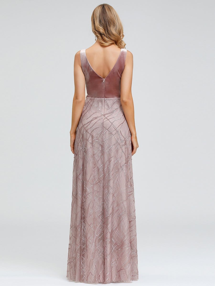 Color=Purple Orchid | Women'S Velvet Evening Gown Dresses With Embroidered Lace-Purple Orchid 2 Color=Purple Orchid | Women'S Velvet Evening Gown Dresses With Embroidered Lace-Purple Orchid 2