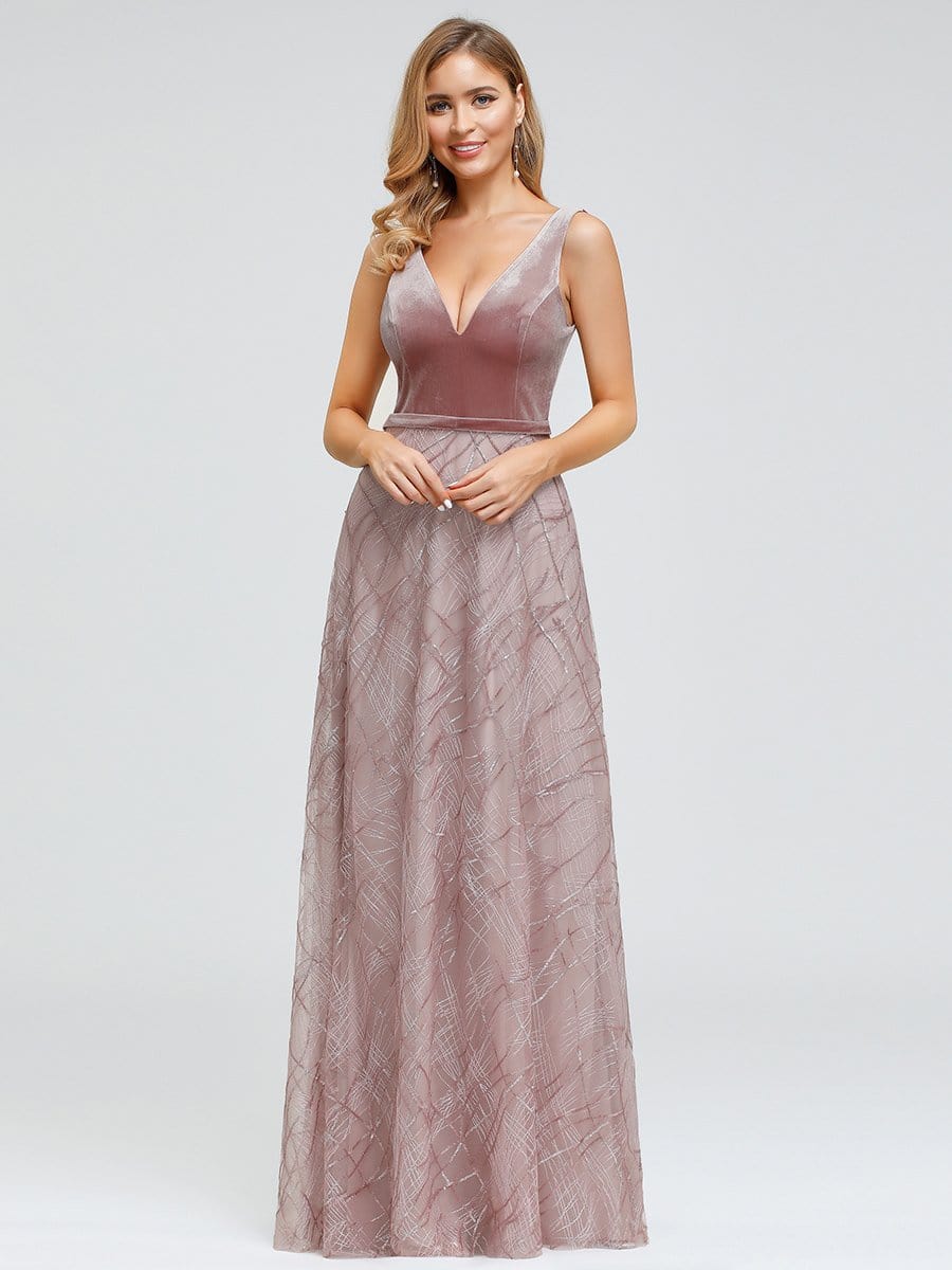 Color=Purple Orchid | Women'S Velvet Evening Gown Dresses With Embroidered Lace-Purple Orchid 4 Color=Purple Orchid | Women'S Velvet Evening Gown Dresses With Embroidered Lace-Purple Orchid 4