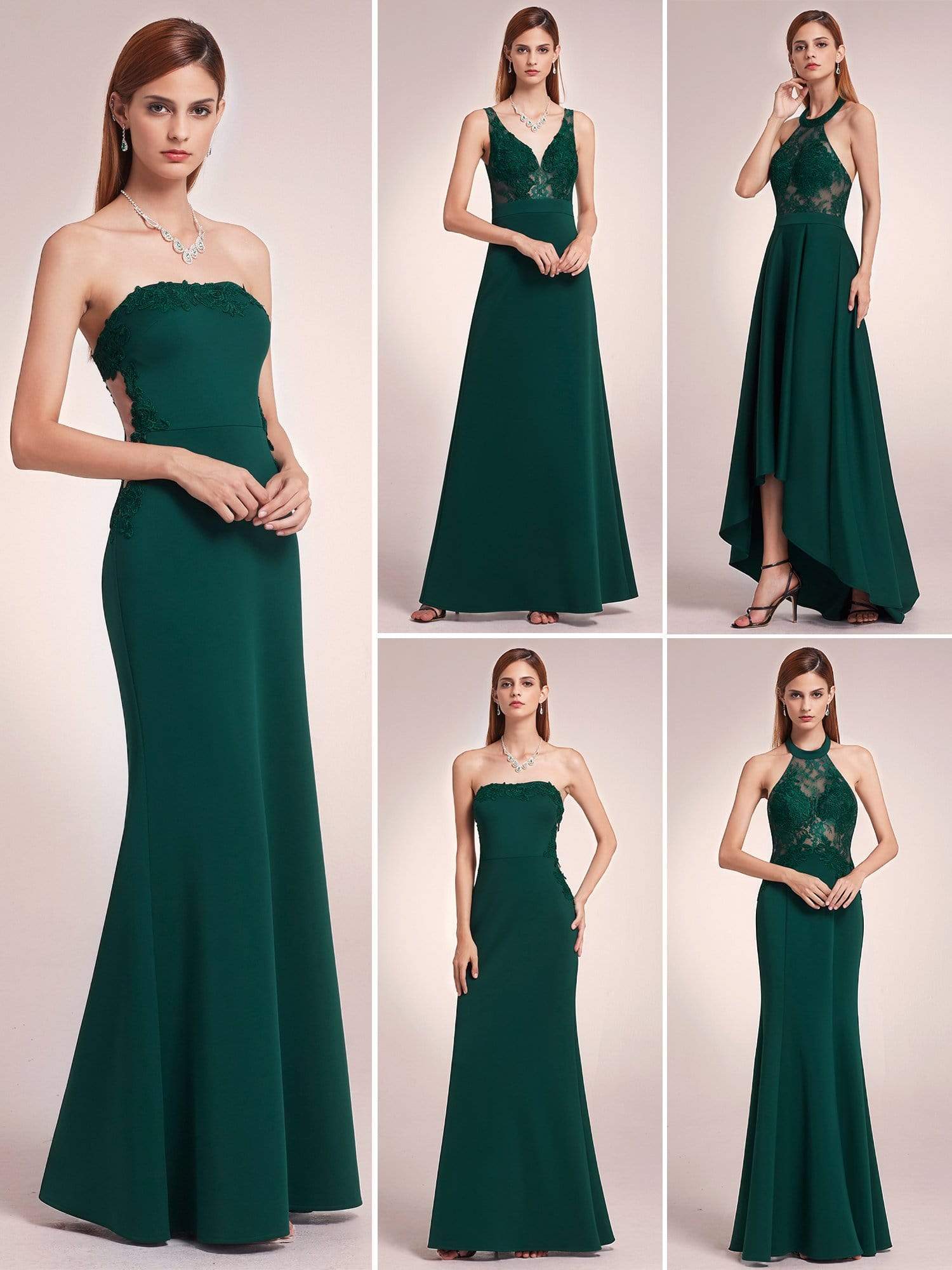 Color=Dark Green | Strapless Sexy Long Evening Gown-Dark Green 8 Color=Dark Green | Strapless Sexy Long Evening Gown-Dark Green 8