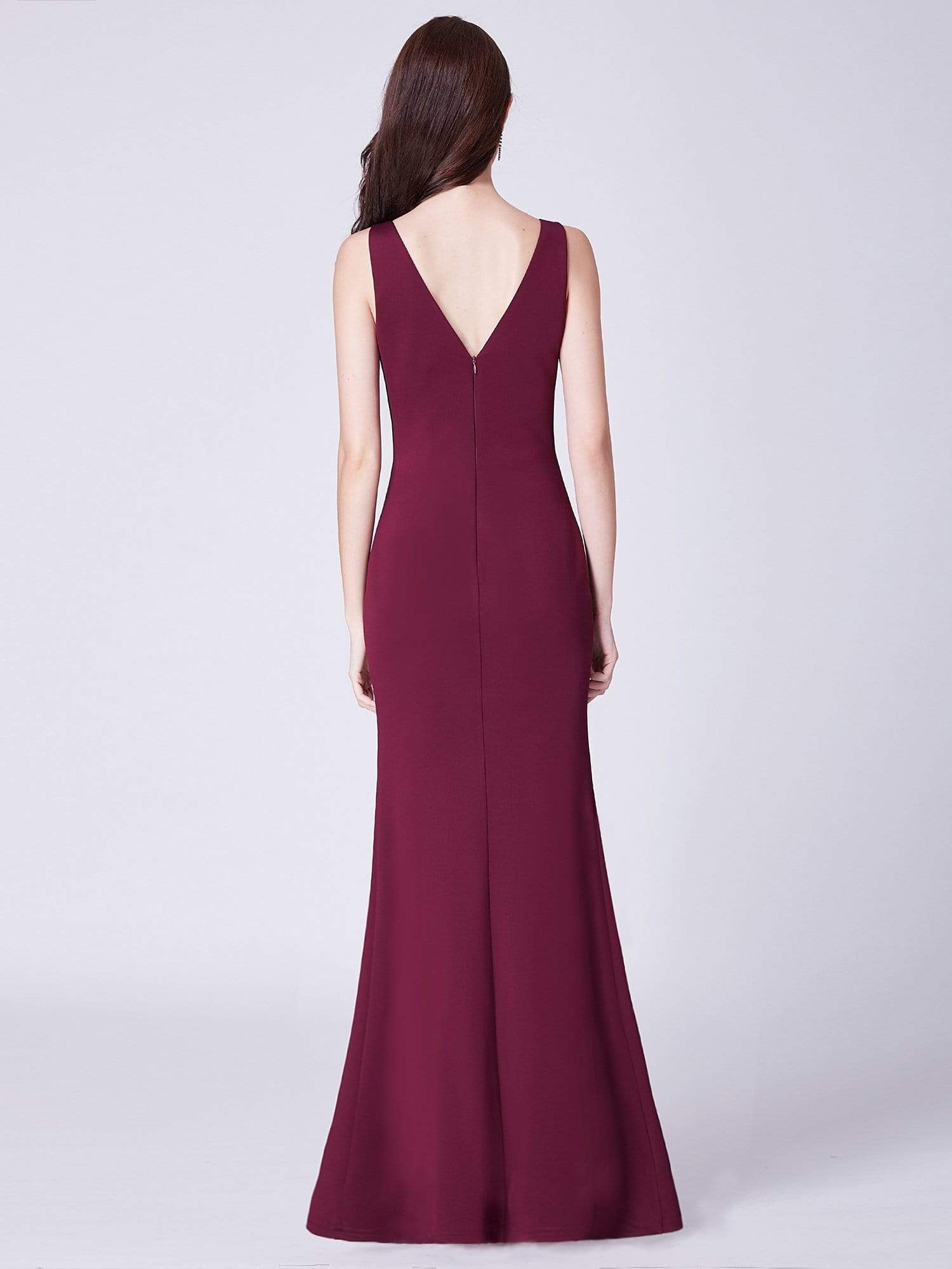 Color=Burgundy | Sexy Fitted Long Burgundy Evening Dress-Burgundy 3 Color=Burgundy | Sexy Fitted Long Burgundy Evening Dress-Burgundy 3