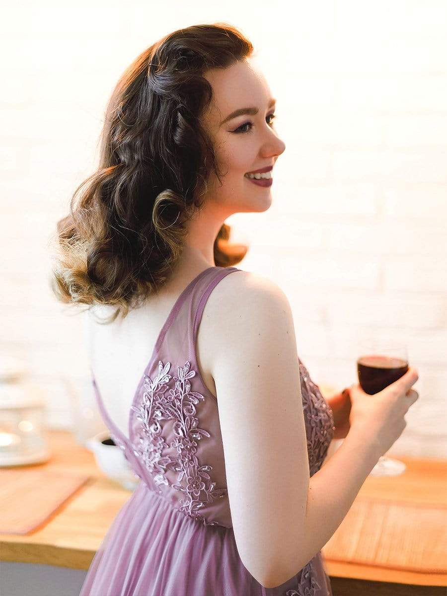 COLOR=Purple Orchid | Maxi Long Elegant Ethereal Tulle Evening Dresses-Purple Orchid 9 COLOR=Purple Orchid | Maxi Long Elegant Ethereal Tulle Evening Dresses-Purple Orchid 9