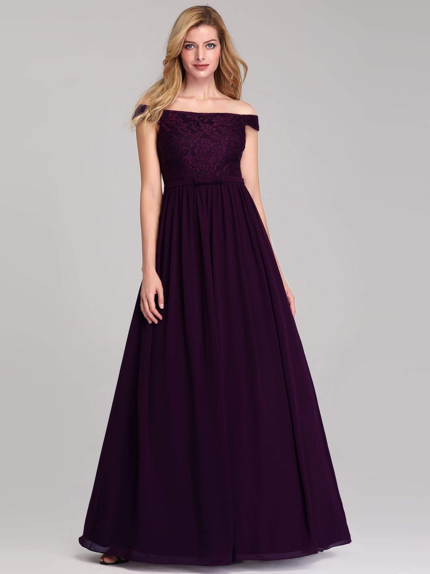 Color=Dark Purple | Women'S A-Line Off Shoulder Floor-Length Bridesmaid Dress-Dark Purple 1 Color=Dark Purple | Women'S A-Line Off Shoulder Floor-Length Bridesmaid Dress-Dark Purple 1