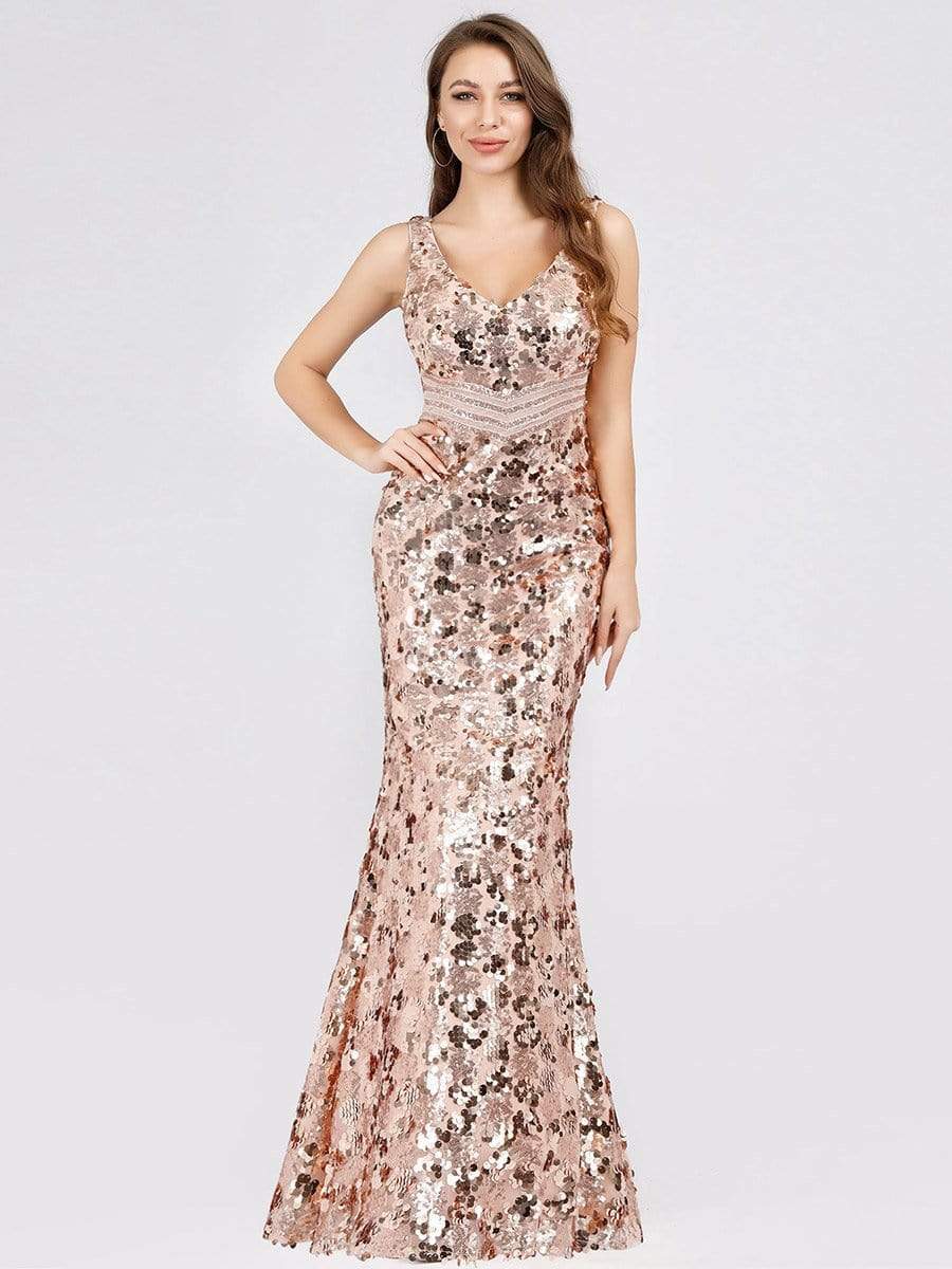 COLOR=Rose Gold | Mermaid Sequin Dresses For Women-Rose Gold 18 COLOR=Rose Gold | Mermaid Sequin Dresses For Women-Rose Gold 18