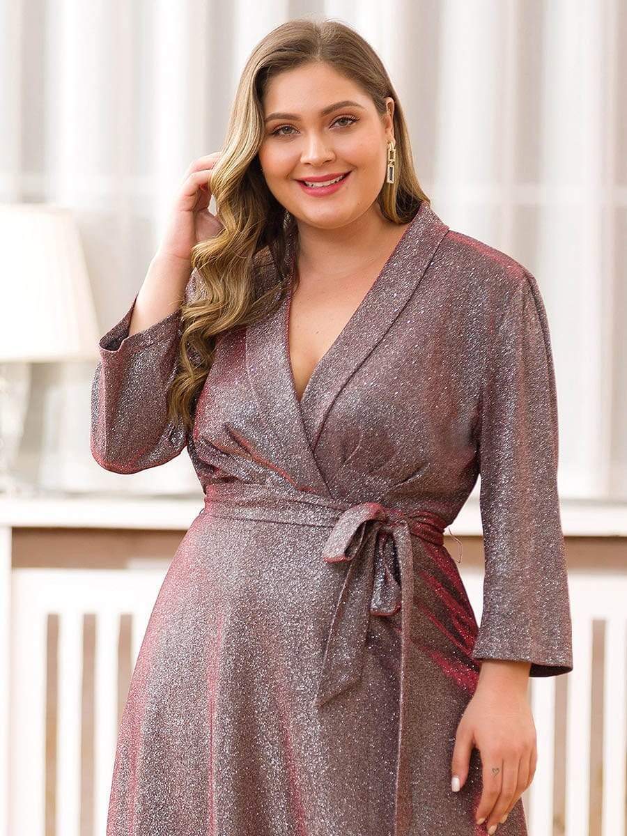 Color=Burgundy | Elegant Plus Size Floor Length Party Dress-Burgundy 5 Color=Burgundy | Elegant Plus Size Floor Length Party Dress-Burgundy 5