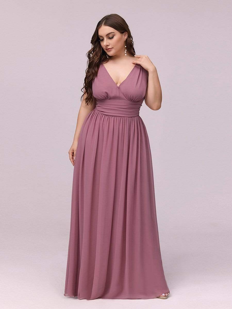 COLOR=Purple Orchid | Sleeveless V-Neck Semi-Formal Chiffon Maxi Dress-Purple Orchid 3 COLOR=Purple Orchid | Sleeveless V-Neck Semi-Formal Chiffon Maxi Dress-Purple Orchid 3
