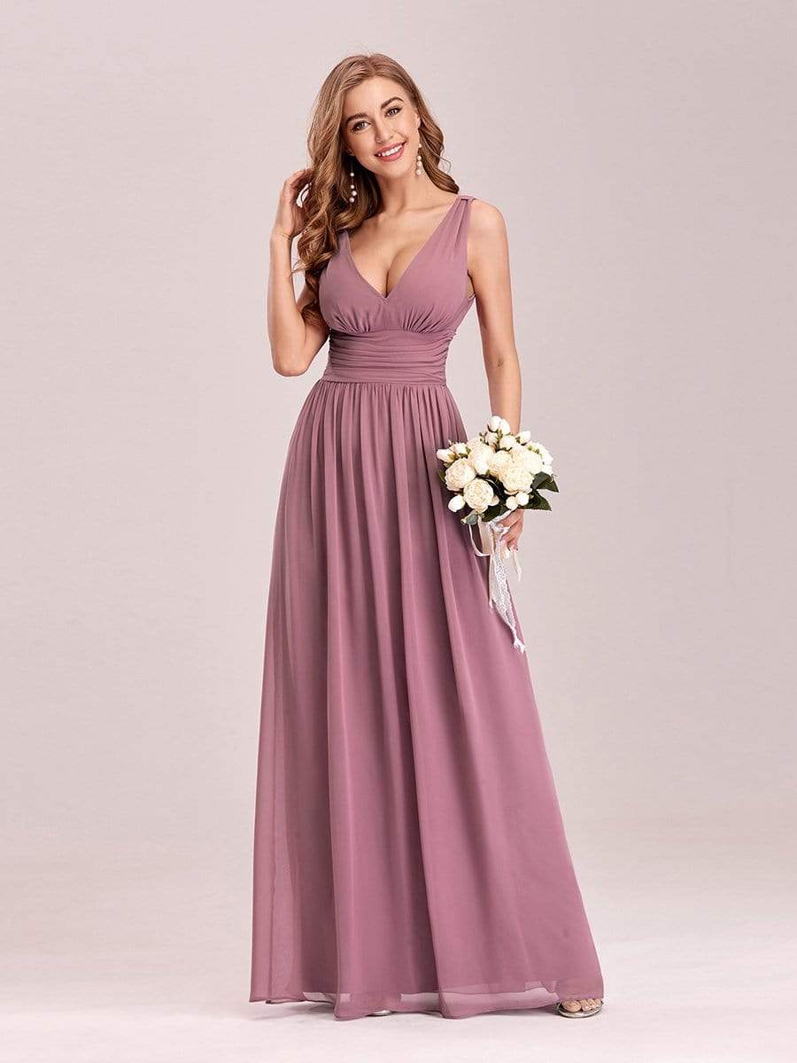 Purple Orchid Sleeveless V-Neck Semi-Formal Chiffon Maxi Dress for Dresses #color_Purple Orchid Purple Orchid Sleeveless V-Neck Semi-Formal Chiffon Maxi Dress for Dresses #color_Purple Orchid