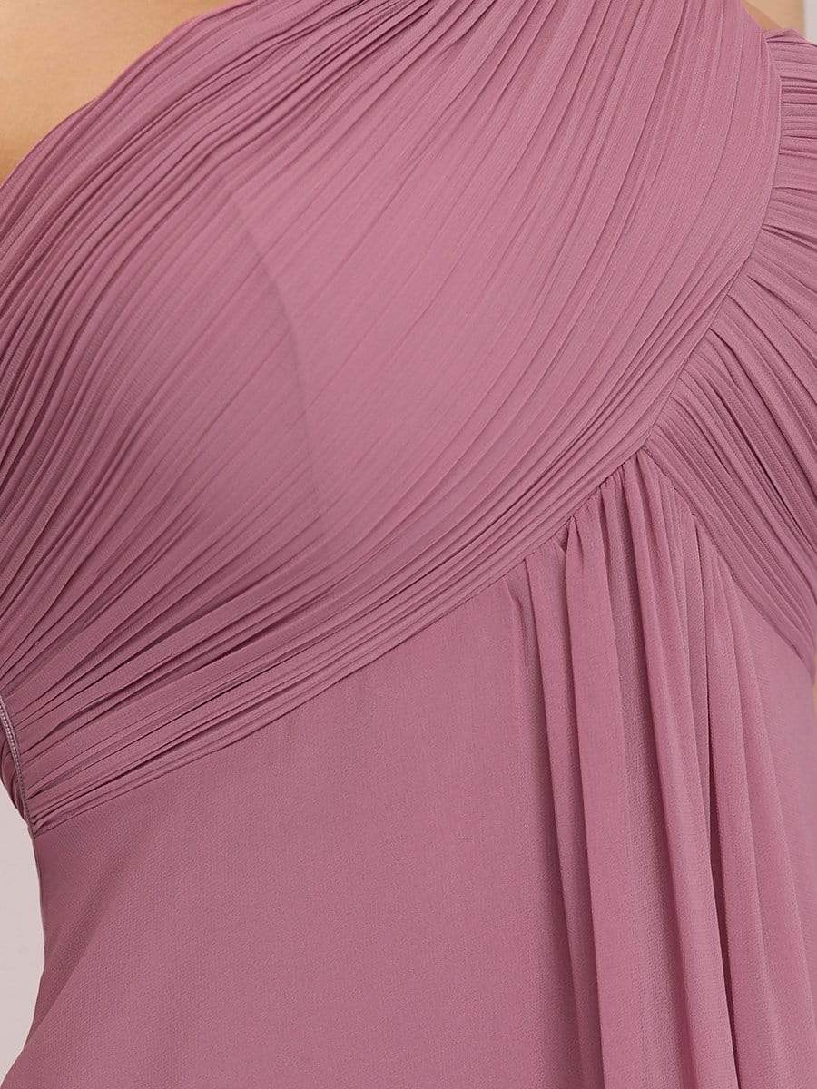 COLOR=Purple Orchid | One Shoulder Evening Dress-Purple Orchid 7 COLOR=Purple Orchid | One Shoulder Evening Dress-Purple Orchid 7