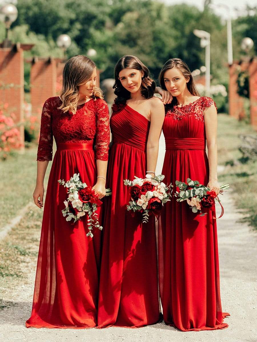 COLOR=Burgundy | Maxi Long Lace Cap Sleeve Elegant Evening Gowns-Burgundy 7 COLOR=Burgundy | Maxi Long Lace Cap Sleeve Elegant Evening Gowns-Burgundy 7