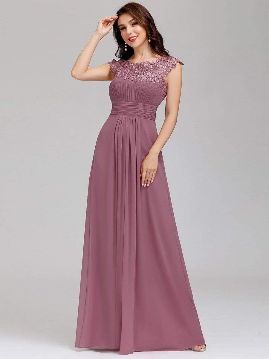 Color=Purple Orchid | Maxi Long Lace Cap Sleeve Elegant Evening Gowns-Purple Orchid 1 Color=Purple Orchid | Maxi Long Lace Cap Sleeve Elegant Evening Gowns-Purple Orchid 1