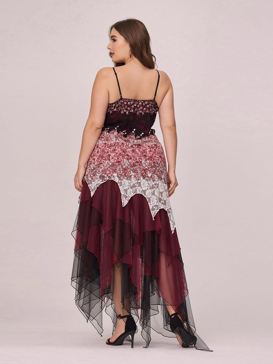 Color=Burgundy | Women'S Sexy V Neck Floor Length Cocktail Prom Dress-Burgundy 2 Color=Burgundy | Women'S Sexy V Neck Floor Length Cocktail Prom Dress-Burgundy 2