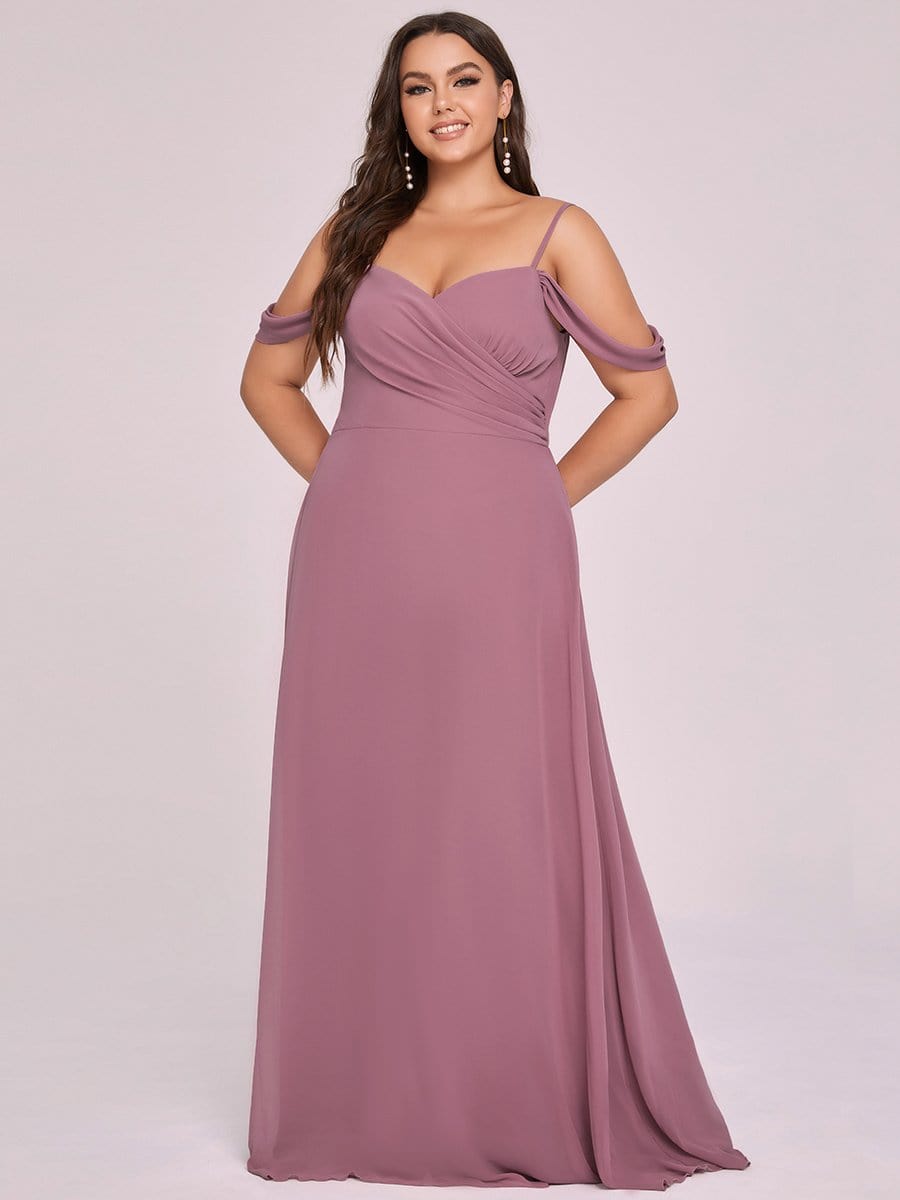 Color=Purple Orchid | Plus Size Cold Shoulder Spaghetti Strap Maxi Bridesmaid Dresses-Purple Orchid 3 Color=Purple Orchid | Plus Size Cold Shoulder Spaghetti Strap Maxi Bridesmaid Dresses-Purple Orchid 3
