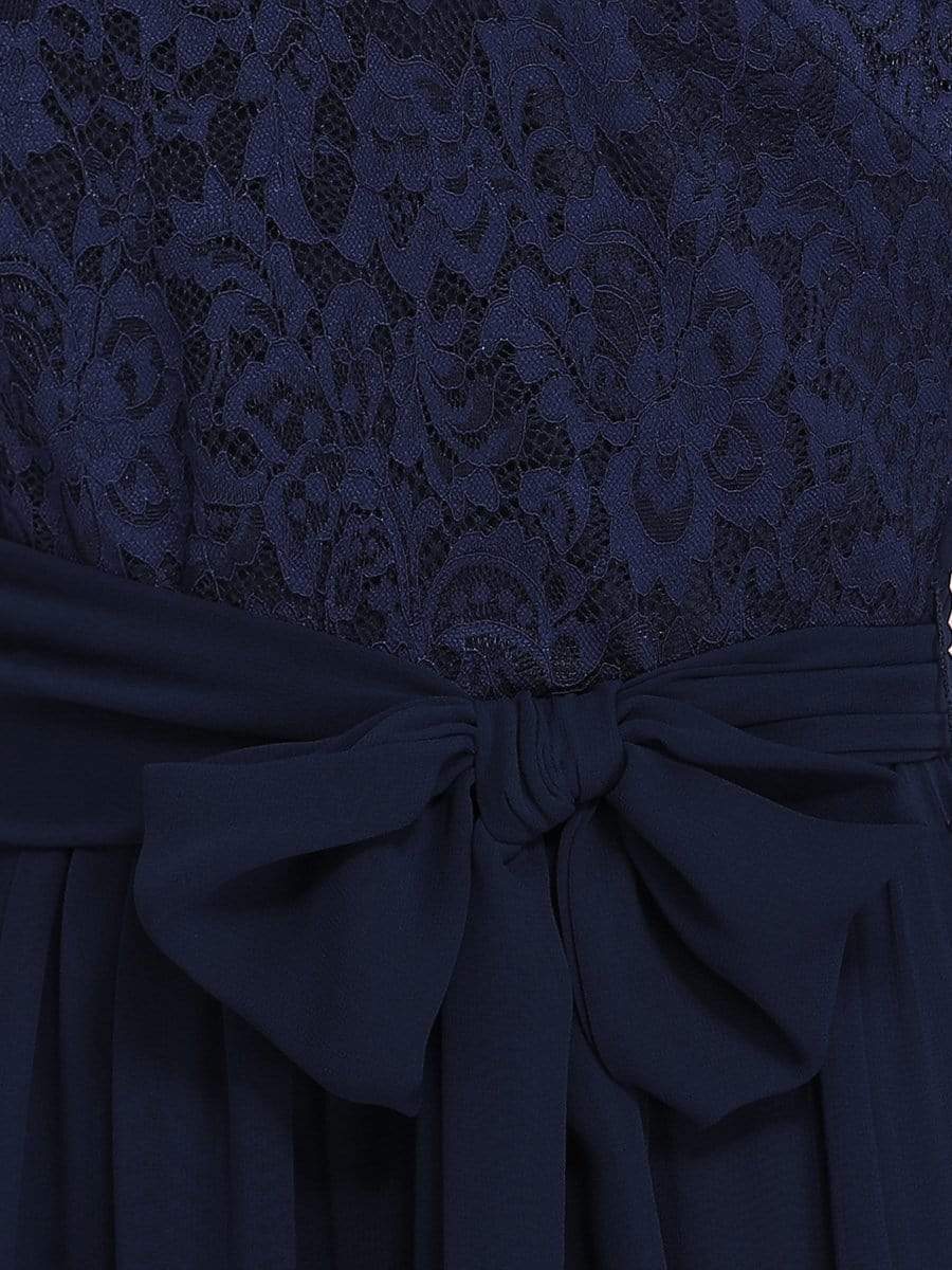 Color=Navy Blue | Plus Size Long Sleeve Floor Length Evening Dress-Navy Blue 5 Color=Navy Blue | Plus Size Long Sleeve Floor Length Evening Dress-Navy Blue 5