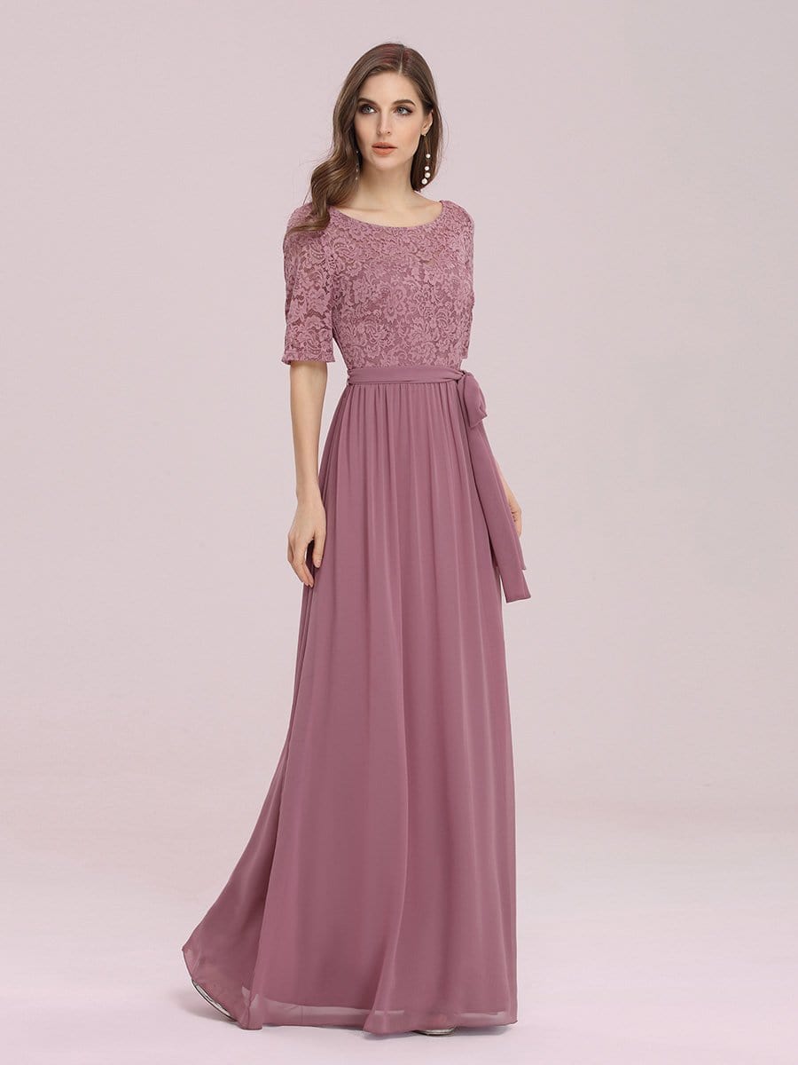 COLOR=Purple Orchid | Plus Size Long Sleeve Floor Length Evening Dress-Purple Orchid 3 COLOR=Purple Orchid | Plus Size Long Sleeve Floor Length Evening Dress-Purple Orchid 3
