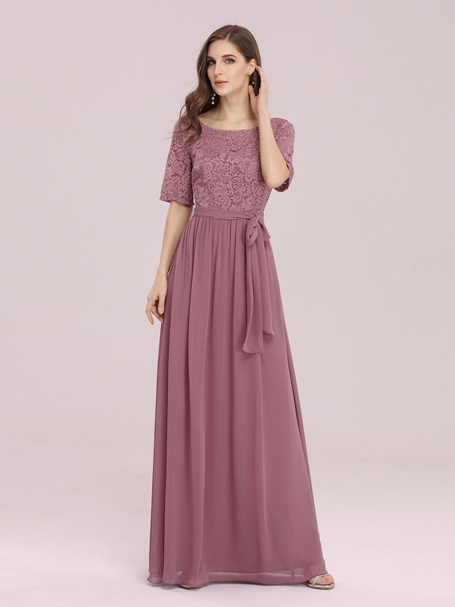 COLOR=Purple Orchid | Plus Size Long Sleeve Floor Length Evening Dress-Purple Orchid 4 COLOR=Purple Orchid | Plus Size Long Sleeve Floor Length Evening Dress-Purple Orchid 4