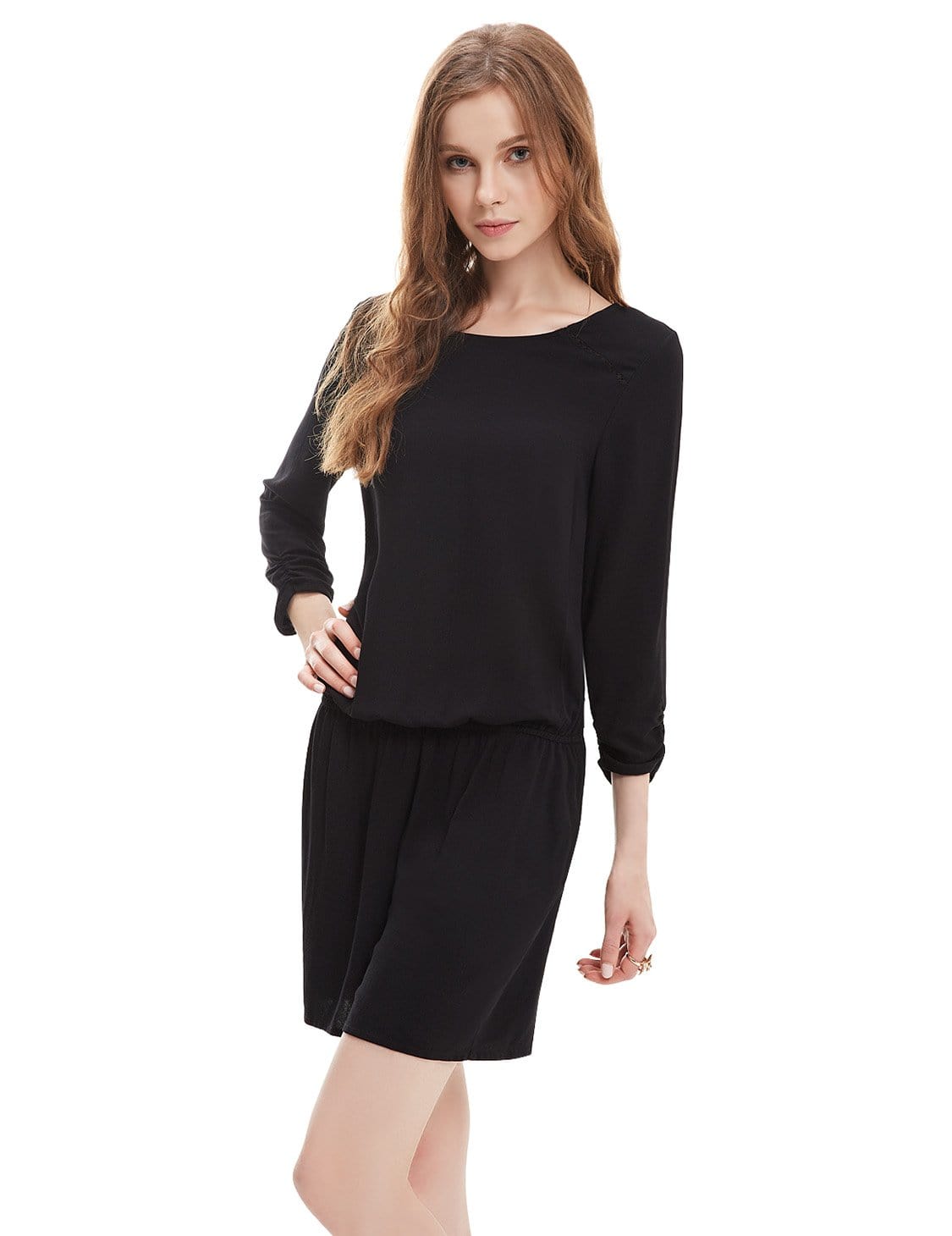 Color=Black | Women'S Fashion Casual Black Jumpsuit-Black 4 Color=Black | Women'S Fashion Casual Black Jumpsuit-Black 4