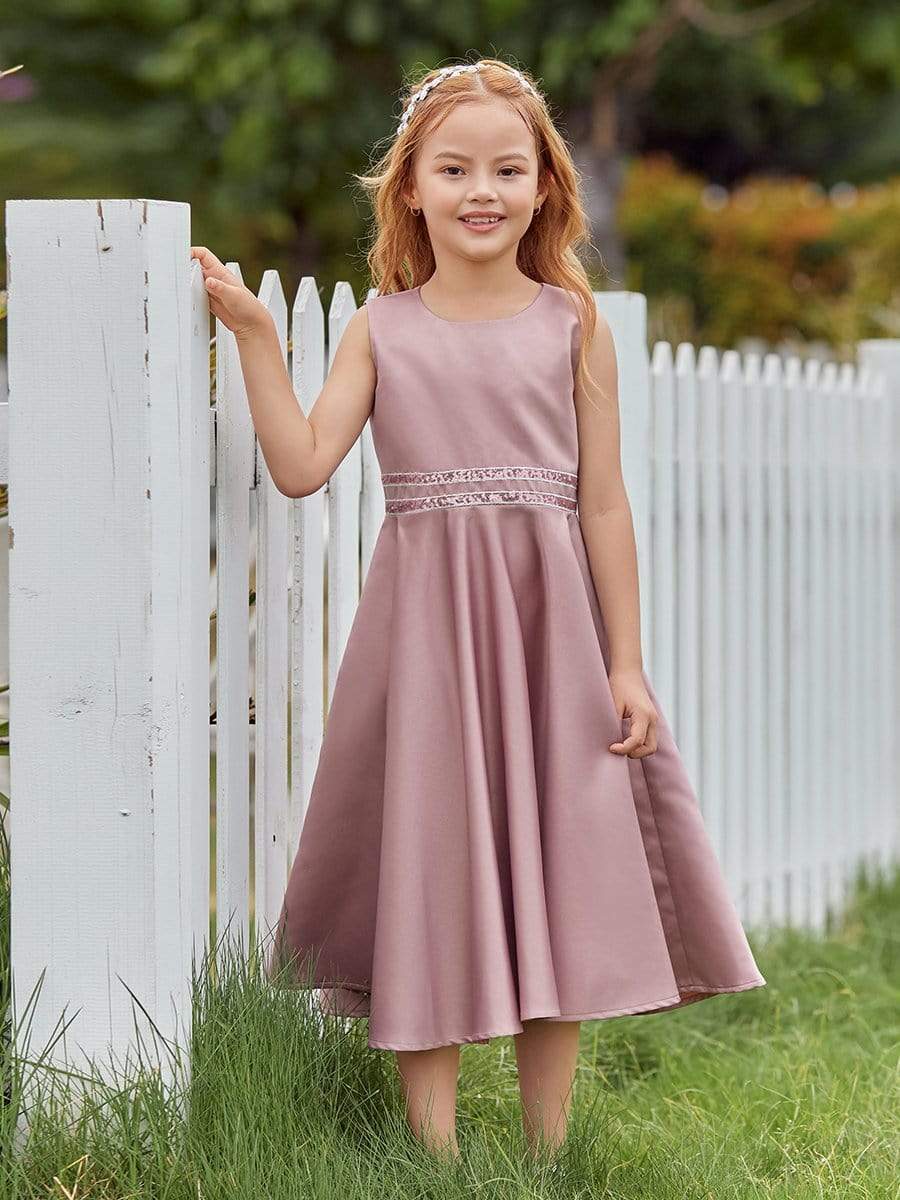 Wedding Colors Childrens Lilac Bridesmaid Dresses Junior