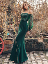 Color=Dark Green | Women'S Fashion Off Shoulder Sequin Evening Dress-Dark Green 1