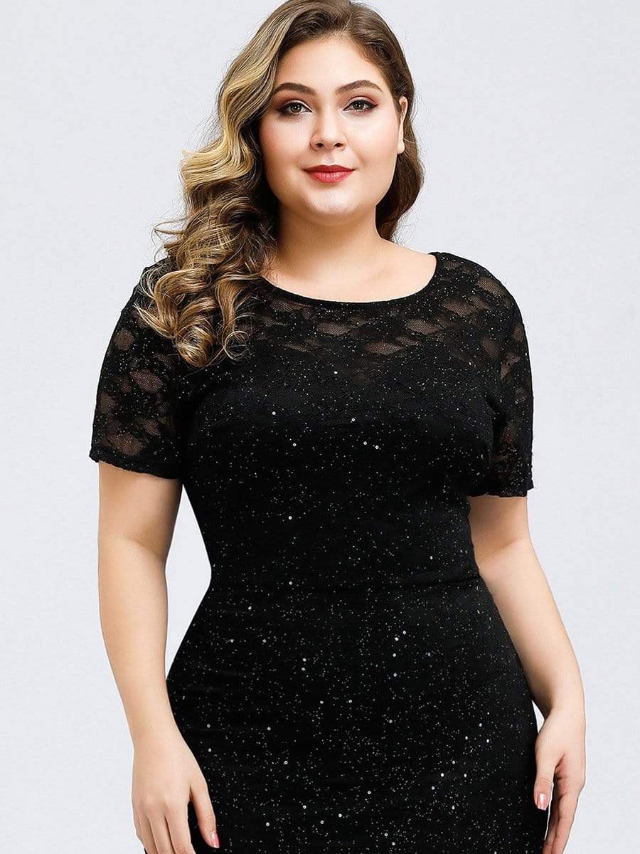 Color=Black | Women'S See-Through Lace Floor Length Maxi Dress-Black 5