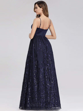 Color=Navy Blue | Sweet Heart Neckline Prom Dresses-Navy Blue 5