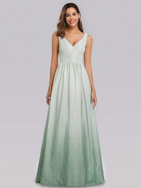 Color=Emerald Green | Women'S Sweetheart Neckline Floor Length Evening Dress-Emerald Green 1