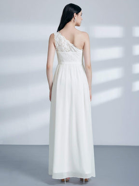 Color=Cream | Long One Shoulder Formal Party Dress-Cream 3