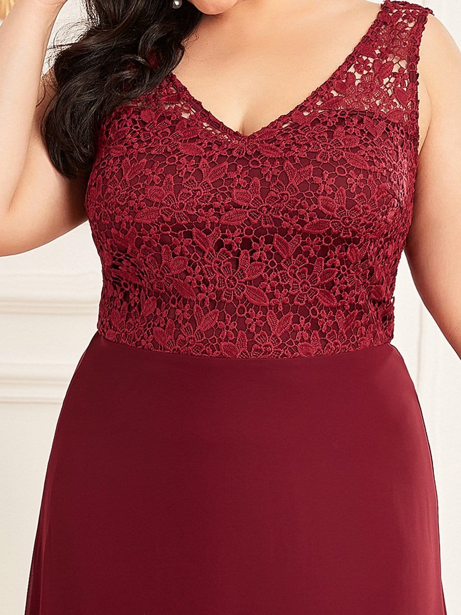 Wedding Dresses for Women Lace Print Plus Size Floor Length Vintage